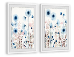 Sweet Flower Field III Diptych