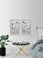 Sweet Flower Field III Diptych