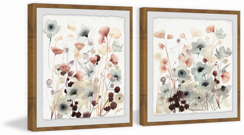 Blooming Garden II Diptych