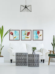 The Flower Buds Triptych