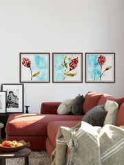 The Flower Buds Triptych