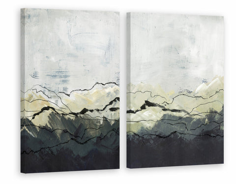 Deserted Mountains Diptych