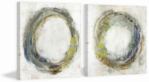 Fluid Orbit III Diptych