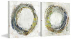 Fluid Orbit III Diptych