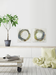 Fluid Orbit III Diptych