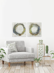 Fluid Orbit III Diptych