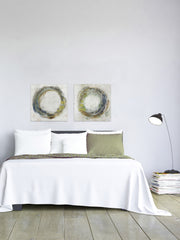 Fluid Orbit III Diptych