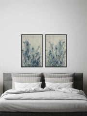 Blue Spring III Diptych