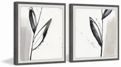 Blush Flower Splash XII Diptych