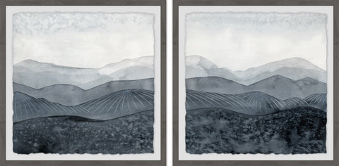 Blustering Valley III Diptych