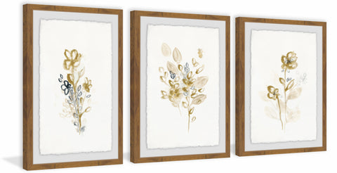 Bronze Spray IV Triptych