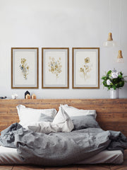 Bronze Spray IV Triptych