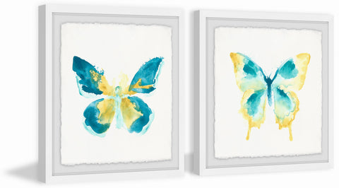 Butterfly Traces III Diptych