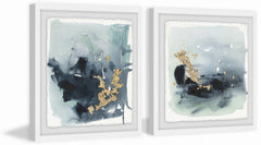 Golden Smear Diptych