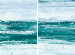 Choppy Waters III Diptych