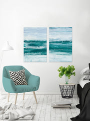 Choppy Waters III Diptych