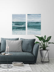 Choppy Waters III Diptych