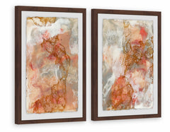 Stained Marble Diptych