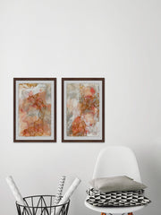 Stained Marble Diptych