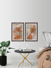 Stained Marble Diptych