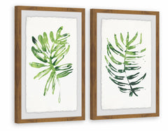 Tropical Palms Diptych