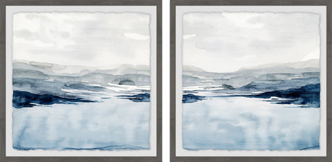 Faded Horizon III Diptych