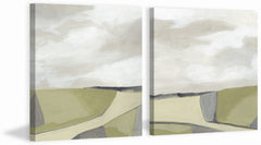 Olive Finish Diptych