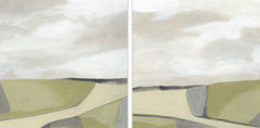Olive Finish Diptych