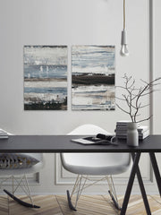 Icy Horizon III Diptych