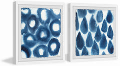 Indigo Bleed VII Diptych