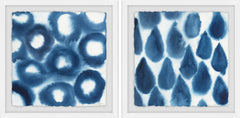 Indigo Bleed VII Diptych