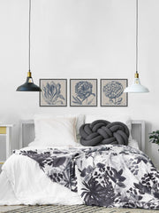 Flower Sketches Triptych