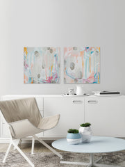 Interior Orbit V Diptych